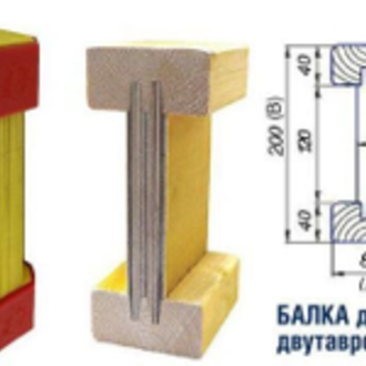 Балка двутавровая с заглушками «TECH» L=3,0 м