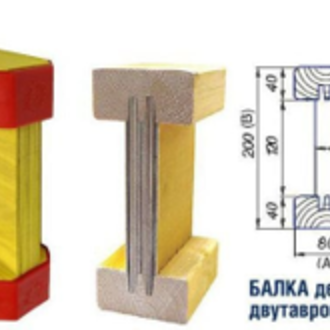 Балка двутавровая с заглушками «TECH» L=3,6 м