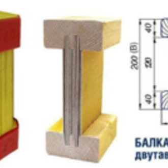 Балка двутавровая с заглушками «TECH» L=4,2 м